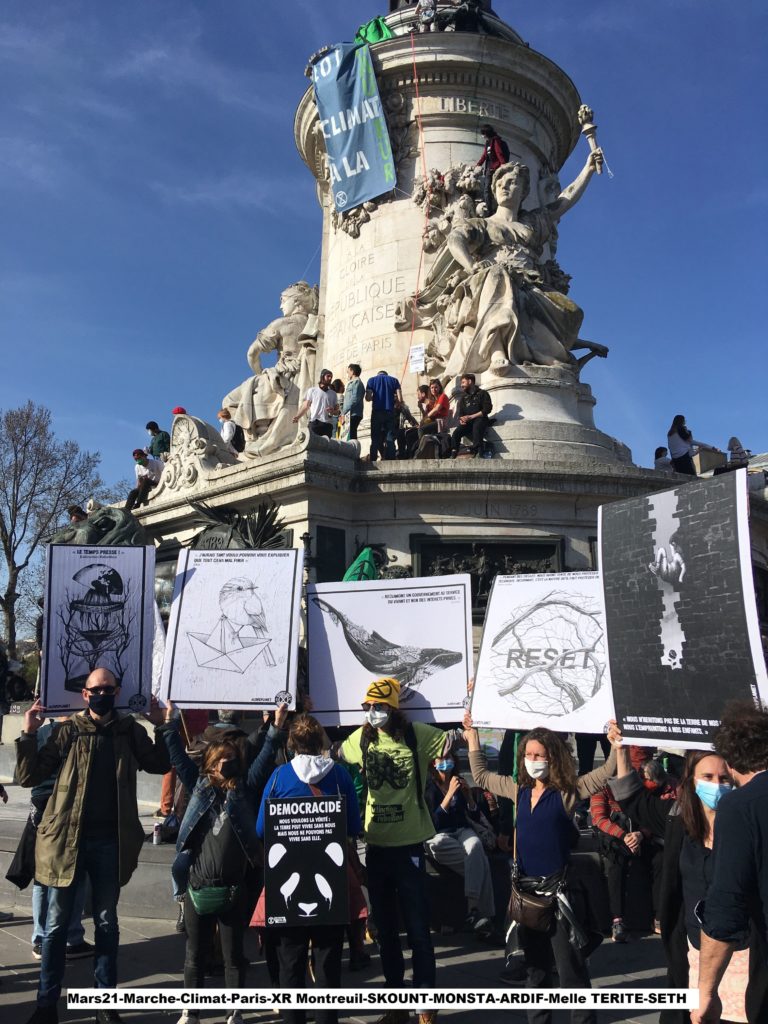Street Art Rebellion - Paris - Marche pour le climat